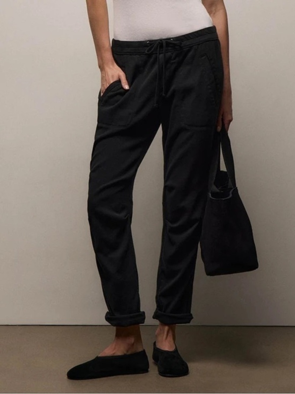 STANDARD JAMES PERSE SOFT DRAPE PANT SIZE S